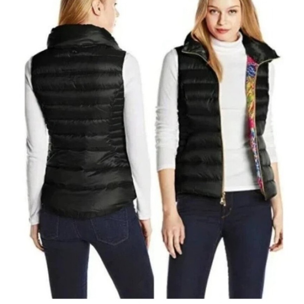Lilly Pulitzer Allie Packable Down Vest sz XXS